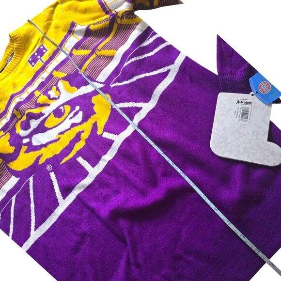 LSU Tigers Bluetooth Light Up Ugly Christmas Sweater SZ XL Louisiana State - Picture 8 of 8